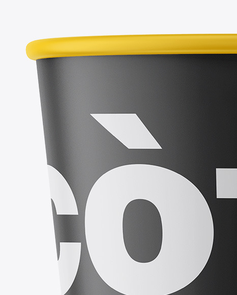 Matte Coffee Cup Mockup
