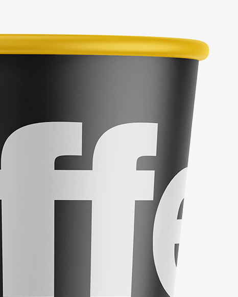 Matte Coffee Cup Mockup