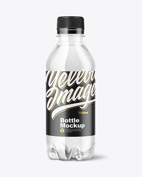 Download 250ml Pet Water Bottle Mockup In Bottle Mockups On Yellow Images Object Mockups