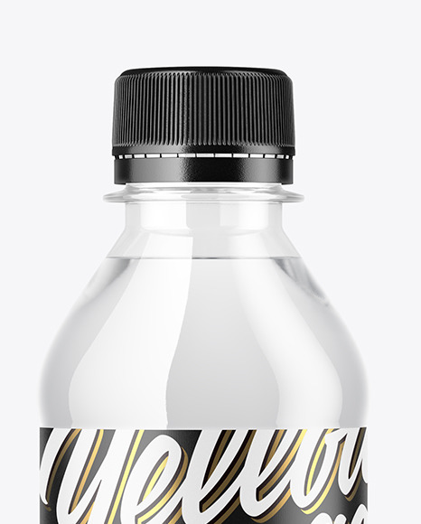 Download 250ml Pet Water Bottle Psd Mockup Yellowimages