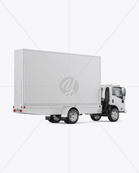 Mobile Billboard Mockup Front View In Vehicle Mockups On Yellow Images Object Mockups