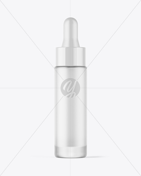 Download Frosted Glass Dropper Bottle Mockup in Bottle Mockups on Yellow Images Object Mockups