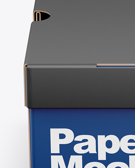 Paper Box Mockup PSD #2