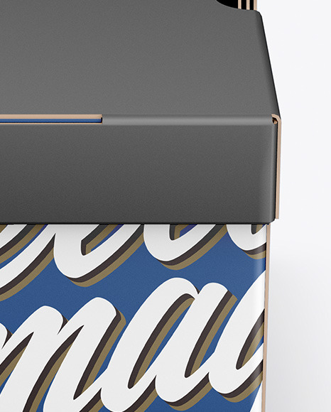 Paper Box Mockup PSD #1