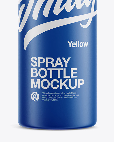 Matte Sprayer Bottle Mockup PSD #1