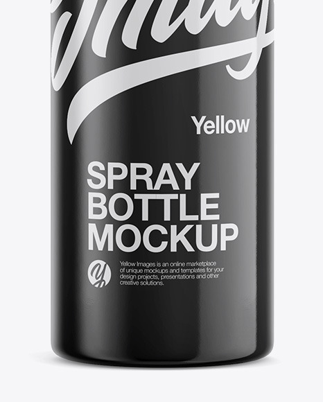 Glossy Sprayer Bottle Mockup PSD #1