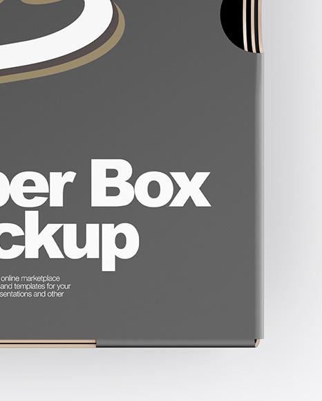 Paper Box Mockup PSD #4