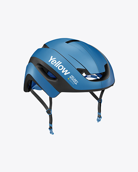 Cycling Helmet Mockup In Apparel Mockups On Yellow Images Object Mockups