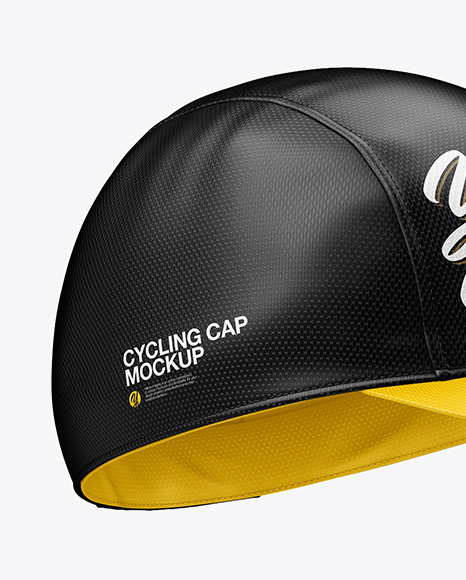 Download Cycling Cap Mockup In Apparel Mockups On Yellow Images Object Mockups