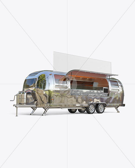 Download Food Truck Mockup Half Side View In Vehicle Mockups On Yellow Images Object Mockups Yellowimages Mockups