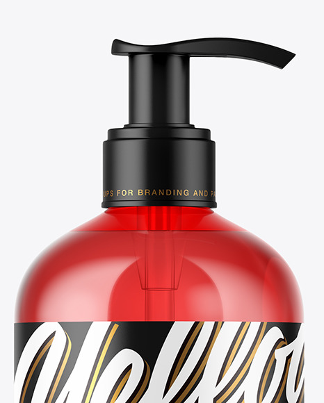 Color Plastic Bottle Mockup PSD #2