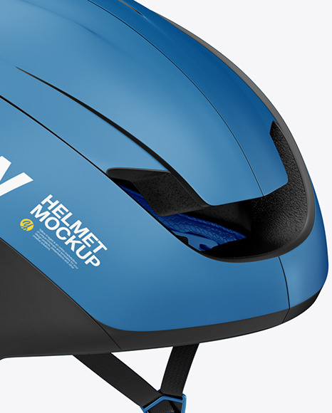 Cycling Helmet Mockup In Apparel Mockups On Yellow Images Object Mockups