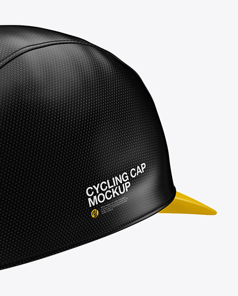 Download Cycling Cap Mockup In Apparel Mockups On Yellow Images Object Mockups