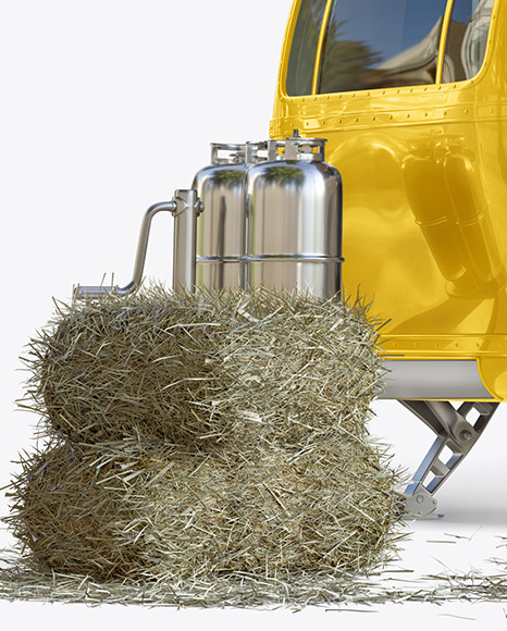 Food Trailer Mockup - Half Side View Food Trailer Mockup - Half Side View