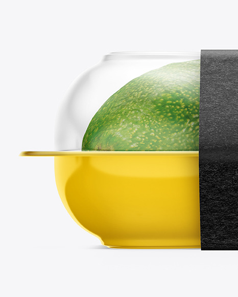 Download Plastic Tray With Avocado Mockup In Tray Platter Mockups On Yellow Images Object Mockups Yellowimages Mockups