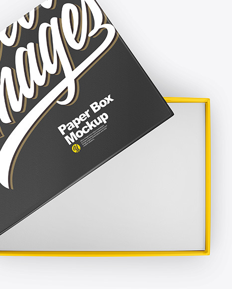 Glossy Box Mockup PSD #1