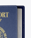 Matte Leather Passport Mockup