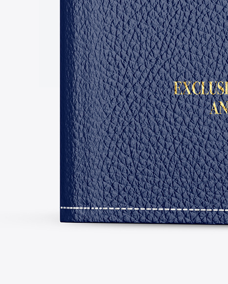 Matte Leather Passport Mockup