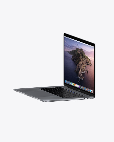 Space Gray MacBook Pro Mockup