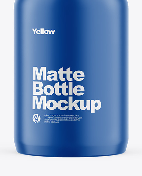 Matte Bottle Mockup PSD #1