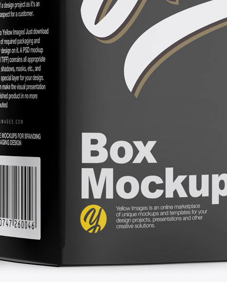 Download Frosted Dropper Bottle W Box Mockup In Bottle Mockups On Yellow Images Object Mockups