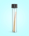 Download Glass Tube W Weed Joint Mockup In Tube Mockups On Yellow Images Object Mockups