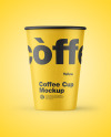 Kraft Coffee Cup Mockup