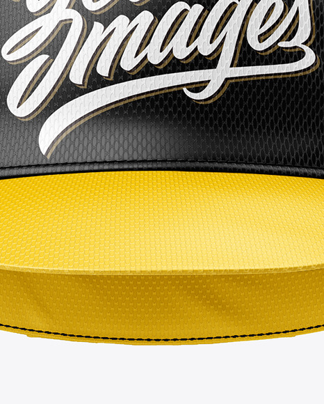 Download Cycling Cap Mockup in Apparel Mockups on Yellow Images ...