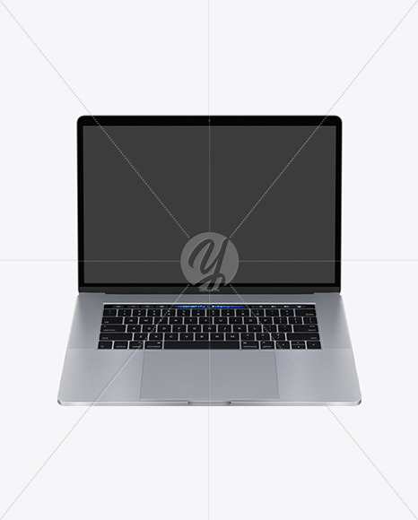 Silver Macbook Pro Mockup