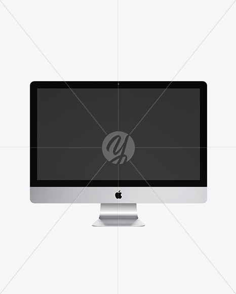 Download Imac Mockup In Device Mockups On Yellow Images Object Mockups