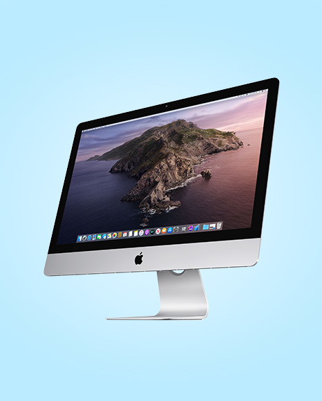 Download Imac Mockup In Device Mockups On Yellow Images Object Mockups PSD Mockup Templates