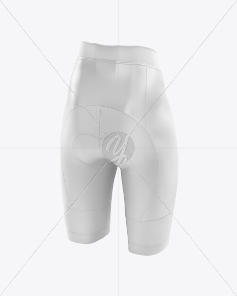 Download Women S Cycling Shorts Mockup Back Half Side View In Apparel Mockups On Yellow Images Object Mockups