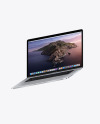 Silver Macbook Pro Mockup