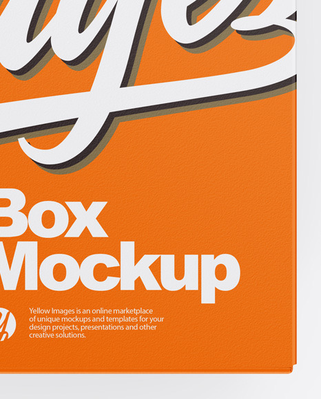 Paper Box Mockup PSD #4