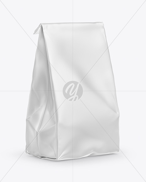 Download Metallic Food Bag Mockup In Bag Sack Mockups On Yellow Images Object Mockups PSD Mockup Templates