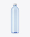 Blue Plastic Bottle Mockup