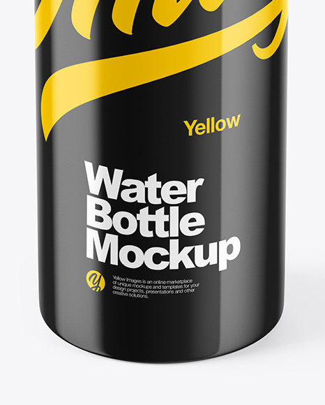 Glossy Bottle Mockup PSD #1