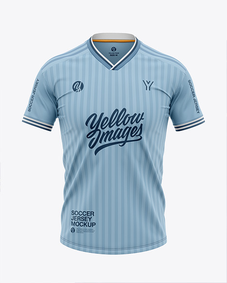 Soccer Jersey Mockup In Apparel Mockups On Yellow Images Object Mockups