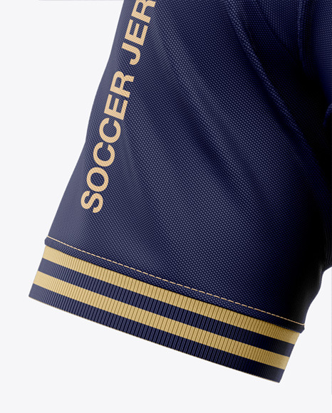 V-Neck Soccer Jersey Mockup by Yura_Kobitovich