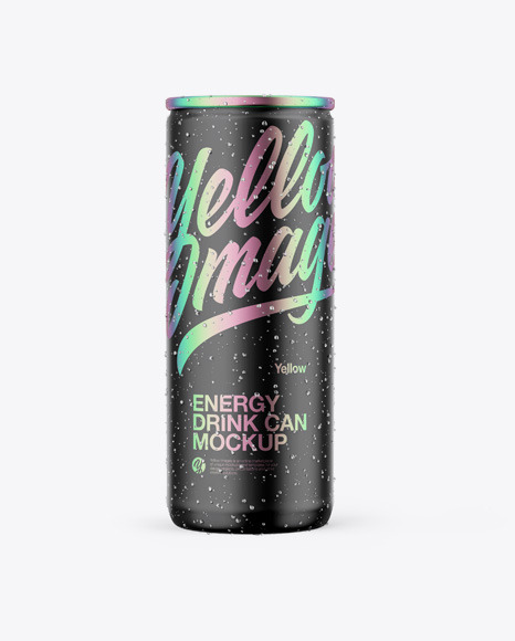 Matte Can Mockup