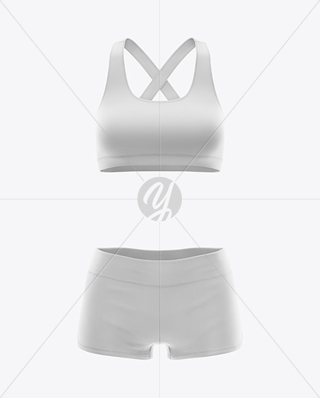 Download Women S 2 In 1 Shorts Mockup In Apparel Mockups On Yellow Images Object Mockups