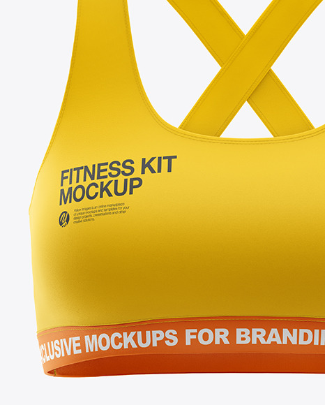 Download Women S Fitness Kit Mockup Front View In Apparel Mockups On Yellow Images Object Mockups Yellowimages Mockups