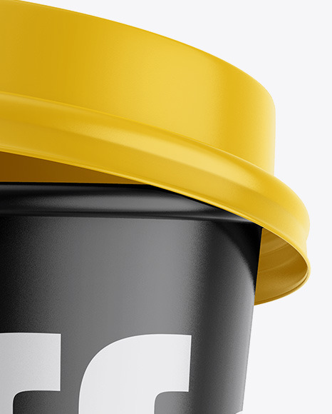 Glossy Coffee Cup Mockup PSD #6