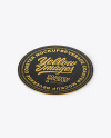 Leather Beverage Coaster Mockup