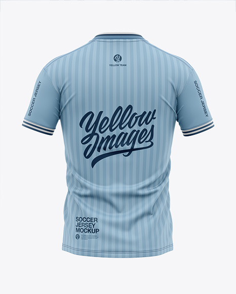 Download V Neck Soccer Jersey In Apparel Mockups On Yellow Images Object Mockups