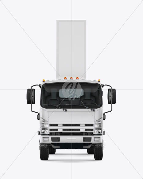 Mobile Billboard Mockup - Front View