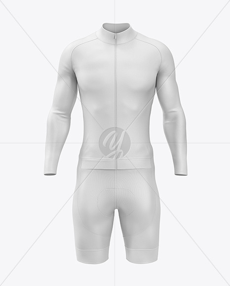 Men’s Cycling Kit Mockup PSD #1