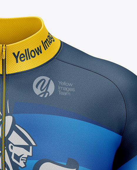 Download Men's Cycling Kit Mockup in Apparel Mockups on Yellow Images Object Mockups