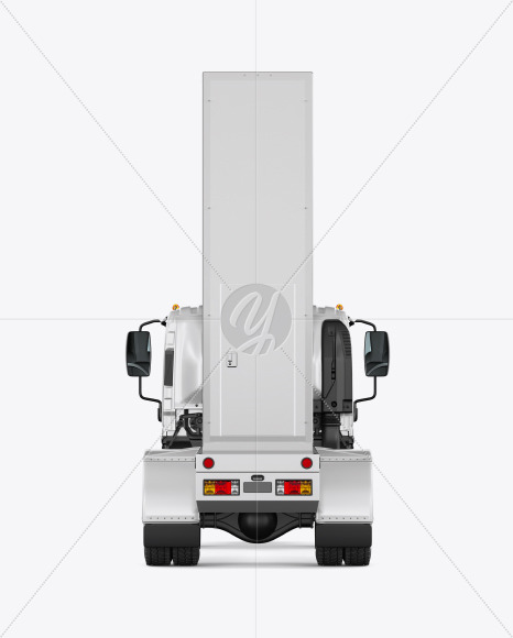 Mobile Billboard Mockup - Back View