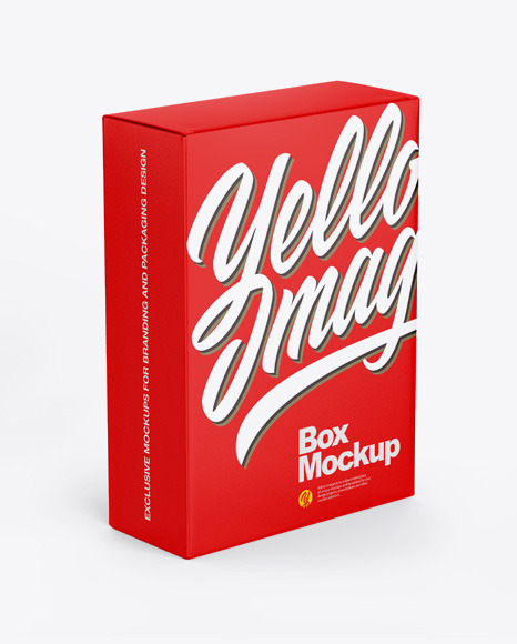 Download Matte Box Mockup In Box Mockups On Yellow Images Object Mockups Yellowimages Mockups